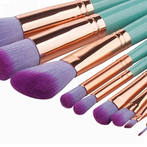 hot selling private label 10pcs makeup brushes beauty cosmetics for women