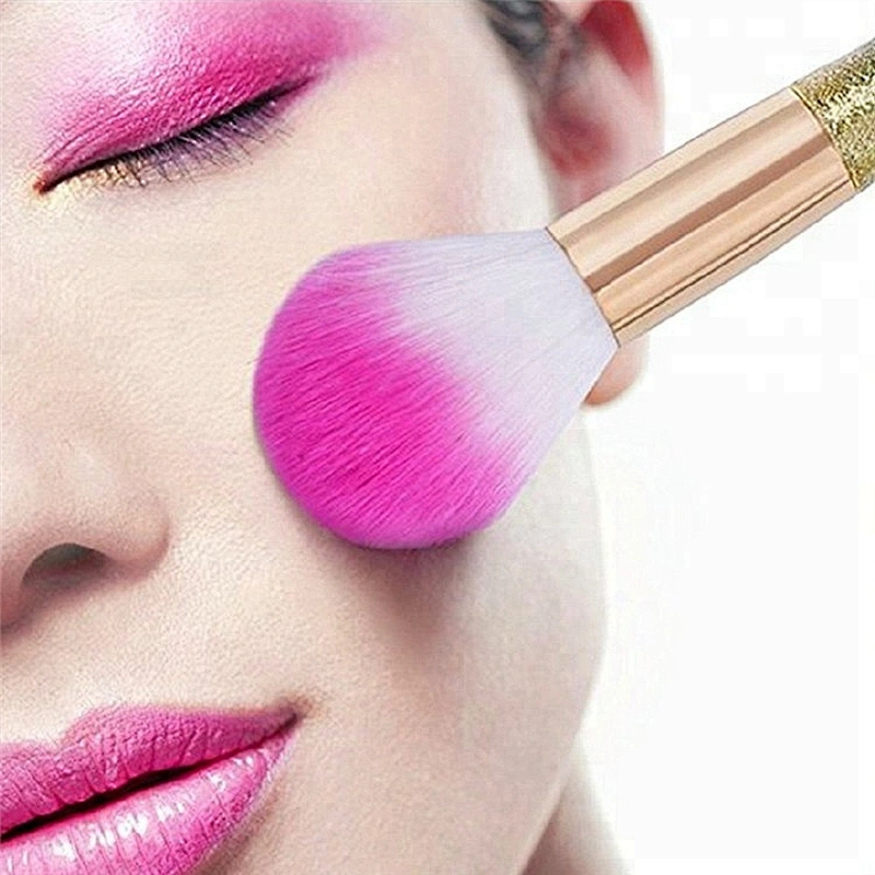 Private Label Your Own Brand Glitter Rainbow 24pcs Makeup Brush Set Professional