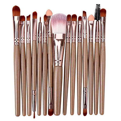Professional 6/15/18Pcs Cosmetic Makeup Brush Foundation Eyeshadow Lip Make Up Eye Brushes Set Kit Pinceaux Maquillage