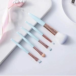 5Pcs Makeup Brushes Set Eye Shadow Eyebrow Eyeliner Blush Loose Foundation Powder Professional Lip Women Cosmetic Tools