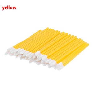 JZG Wholesale One-off White Disposable Makeup Applicator Cosmetic Brushes for Facial Eyelash Lip Gloss Wands Application