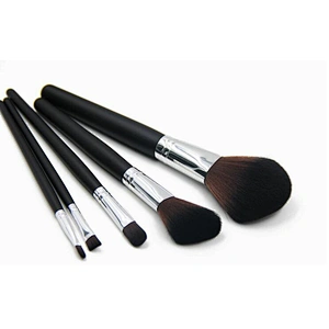 Wholesale cosmetic tools 5pcs professional custom logo powder blush eyeshadow eyebrow lip brush makeup brush set