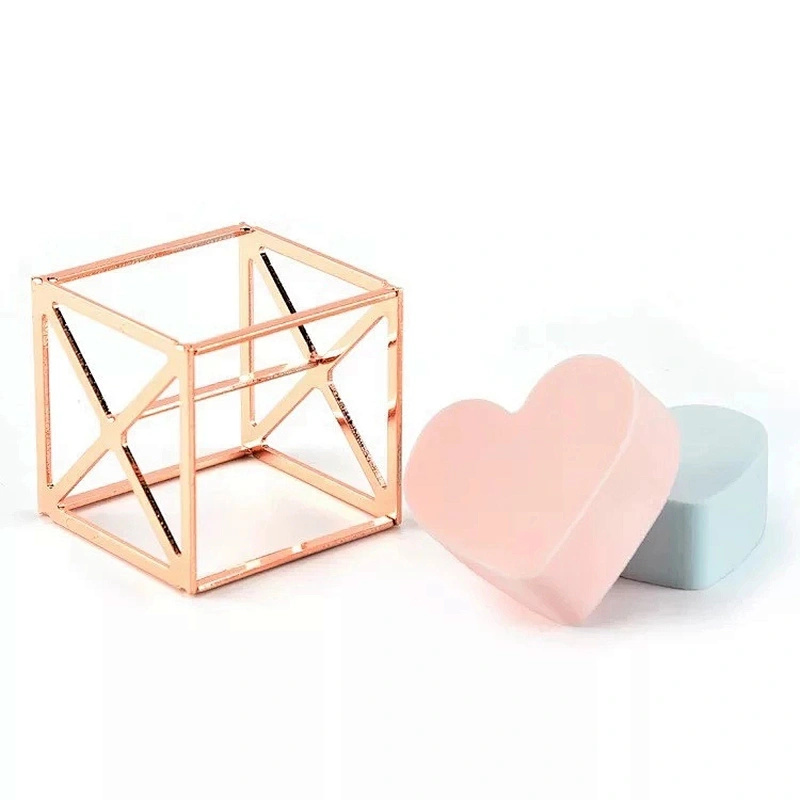 JZG 1pcs Free Sample Best Selling Gold Makeup Puff Holder Beauty Sponge Rack Drying Stand Holder