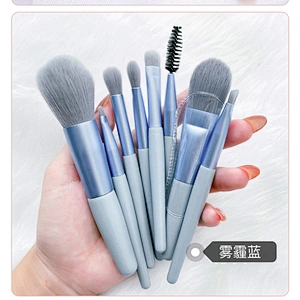 Makeup brush set 8pcs portable storage powder brush blush face eye brush full set of makeup tools