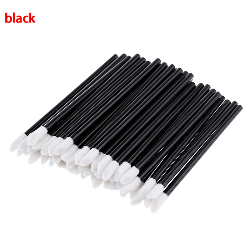 JZG Wholesale One-off White Disposable Makeup Applicator Cosmetic Brushes for Facial Eyelash Lip Gloss Wands Application
