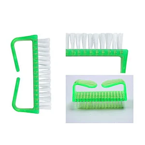 Hot Sale Plastic Beauty Nail Brush Big Size Plastic Nail Cleaning Manicure Pedicure Dust Cleaner