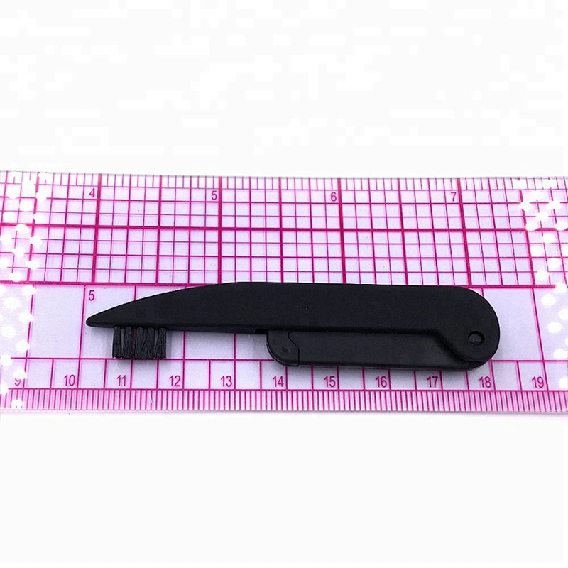 JZG 1pcs Private Label Logo Hot Sale Personal Lady Eyebrow Trimmer Eyebrow Knife With Brow Brush