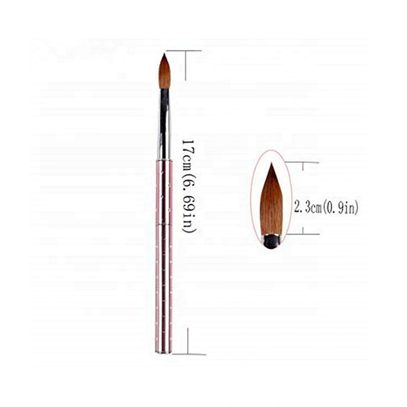Private Label New Kolinsky Nail Art Brushes Beauty Makeup Brush