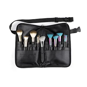 Black Professional Portable Makeup Brush Receiving Bag Multifunctional Cosmetic Bag