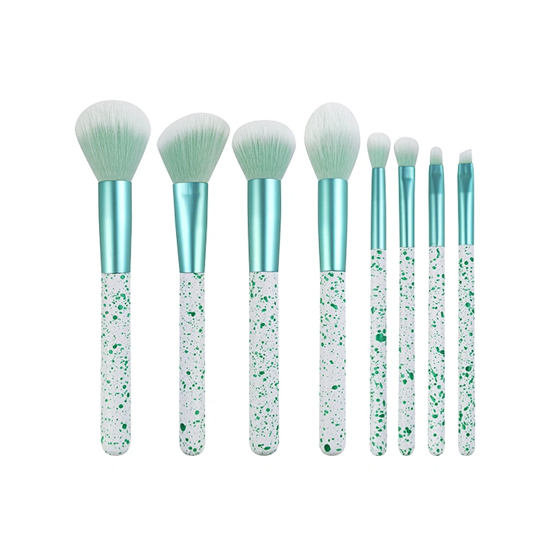 8pcs Makeup Brush Kit Professional Cosmetic Tools Vegan Makeup Brush Set Private Label Custom Logo Natural Pink Makeup Brush set