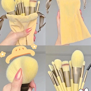 13Pcs Makeup Brush Set bag Foundation Powder Eyebrow Eyeshadow Blending Blush Brush Beauty Make Up Kit Tool