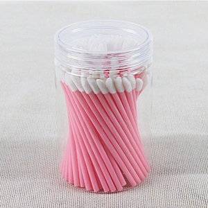 Disposable Makeup Lipstick Stick Wands Liner Lip Gloss Brush Eyelash Applicator
