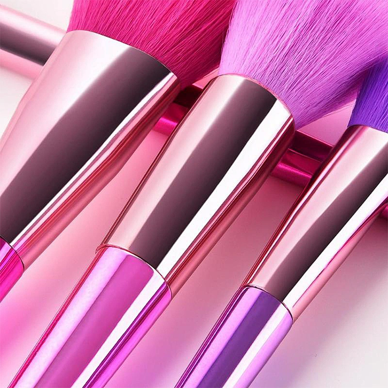 5pcs Shiny Star Shape Makeup Brushes Set Foundation Powder Eyeshadow Contour Concealer Blush Cosmetic Beauty Make Up Tools