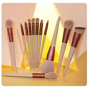 Makeup brushes set with bag 12pcs custom logo