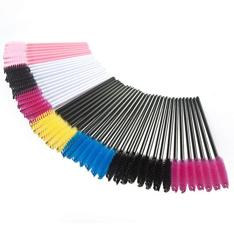 JZG Multi-color Disposable Eyelash Mini Brush Mascara Applicator Wands Makeup Brushes