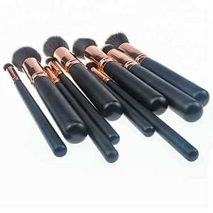 10pcs cosmetics makeup sets brushes sets for girls Synthetic Hair Wholesale  Private Label Rose Gold makeup set Tools
