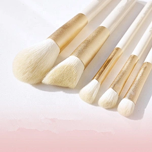 5pcs make up brushes professional Golden abrasive tube makeup tools