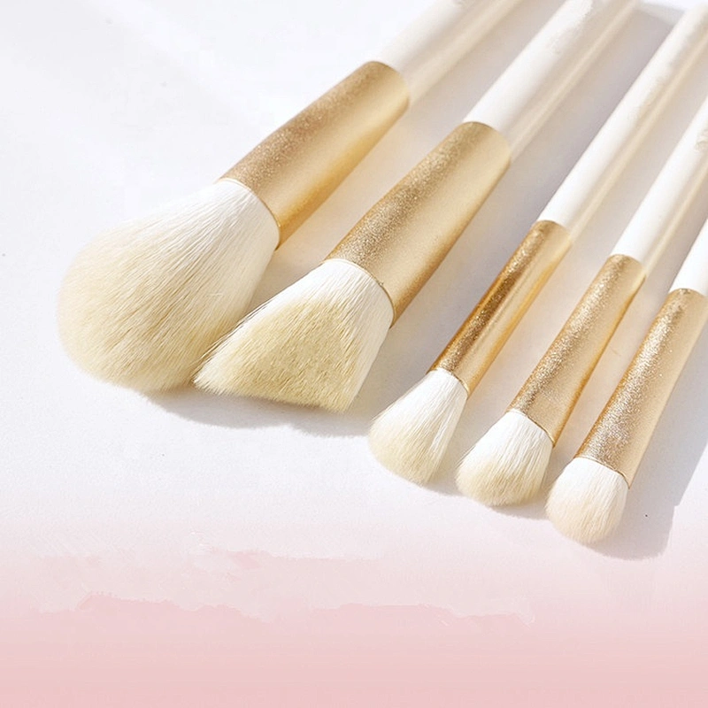 5pcs make up brushes professional Golden abrasive tube makeup tools