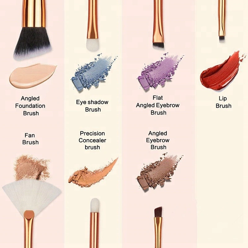 15pcs Pro Makeup Brushes Set Eye shadow Eyeliner Powder Foundation Blush Lip Beauty Make up Brush Tools & Cosmetic Bag