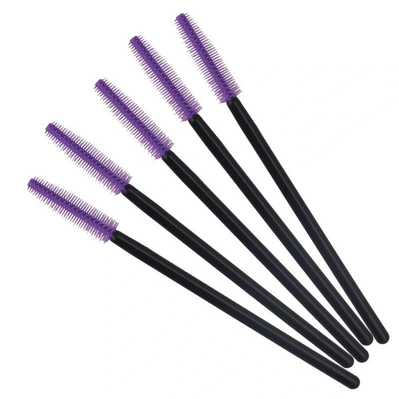 Silicone Head Mascara Wands Eyelash Brush Disposable Private Label Mascara Wand For Lash