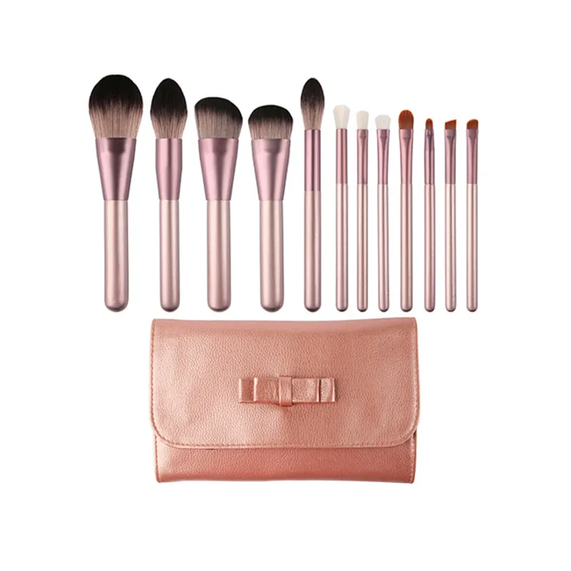 Professional 16Pcs Make Up Brush Beauty Cosmetics Brushes with Pouch