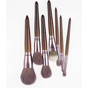 wholesale 7pcs brush sets powder foundation blusher facial beauty tools