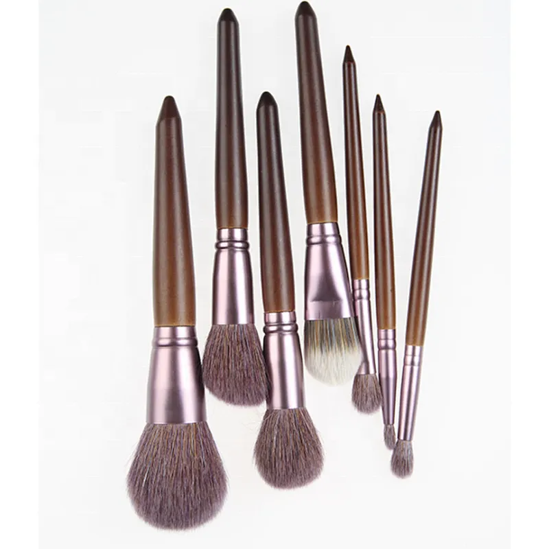 wholesale 7pcs brush sets powder foundation blusher facial beauty tools