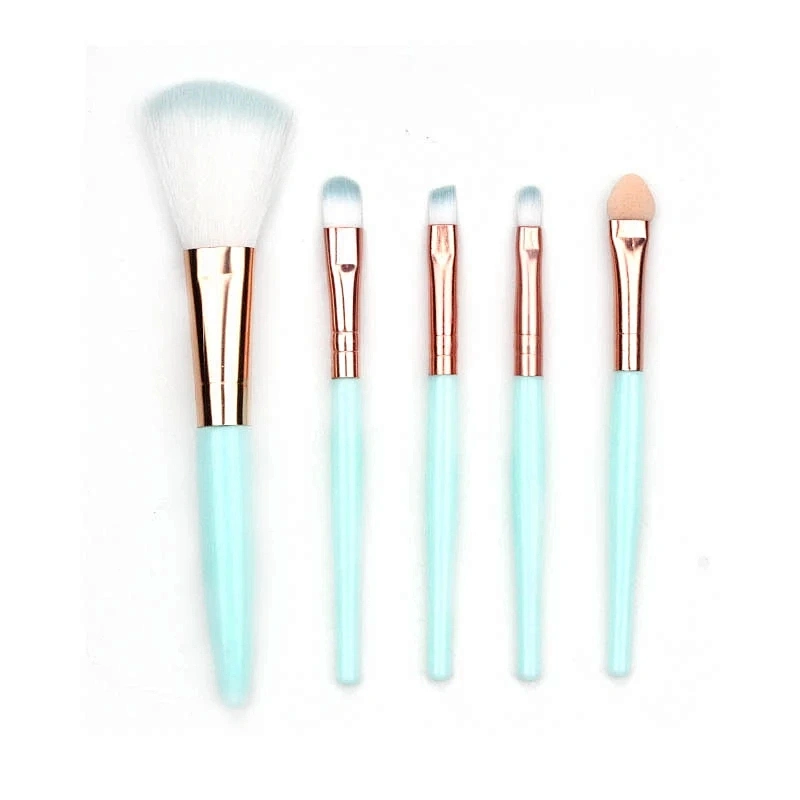 5Pcs Makeup Brushes Set Eye Shadow Eyebrow Eyeliner Blush Loose Foundation Powder Professional Lip Women Cosmetic Tools