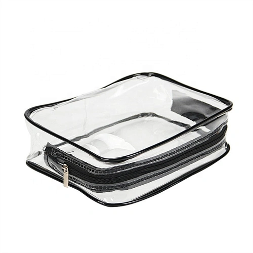 Travel Portable PVC Transparent Waterproof Cosmetic Bag Women Makeup Toiletry Bags
