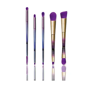 Fashionable Graded Double-Headed Makeup Brush