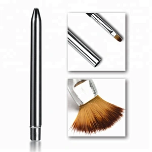 1pc retractable Lip makeup brush Pen Metal Handle Professional Cosmetic Lipstick Lip Gloss Brush Make up Beauty Tool For Women