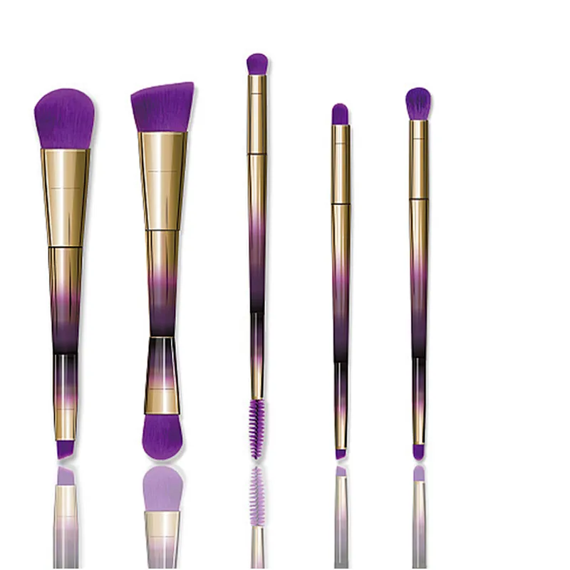 Fashionable Graded Double-Headed Makeup Brush