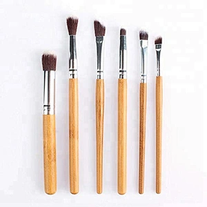 High quality make up brush set cosmetic maquillaje crystal bamboo handle custom logo makeup brush