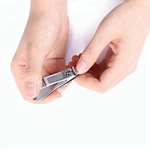 Cheap Women custom Disposable titanium toe nail clipper professional stainless steel cutter with magnifier