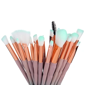 20Pcs Diamond Transparent Makeup Brush Set Powder Foundation Blush Blending Eye shadow Lip Cosmetic Beauty Pincel Maquiagem