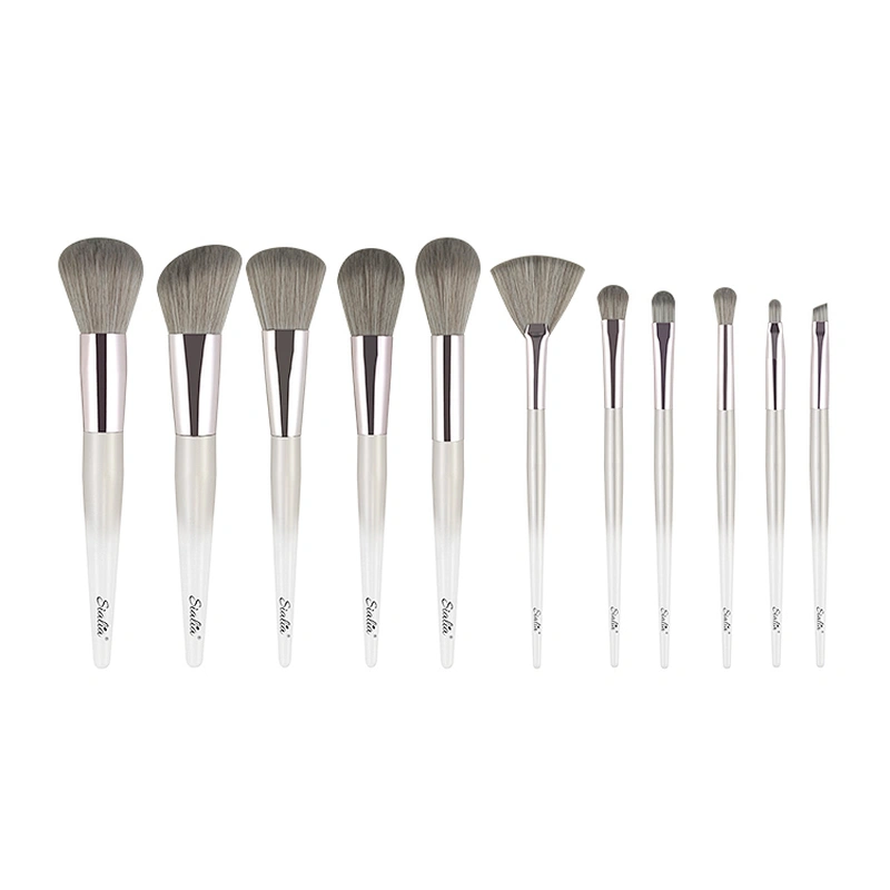 11pcs Makeup Brushes Tool Cosmetic Professional Eye Shadow Blush Foundation Blending Blush Face Shading Beauty Make up brush kit