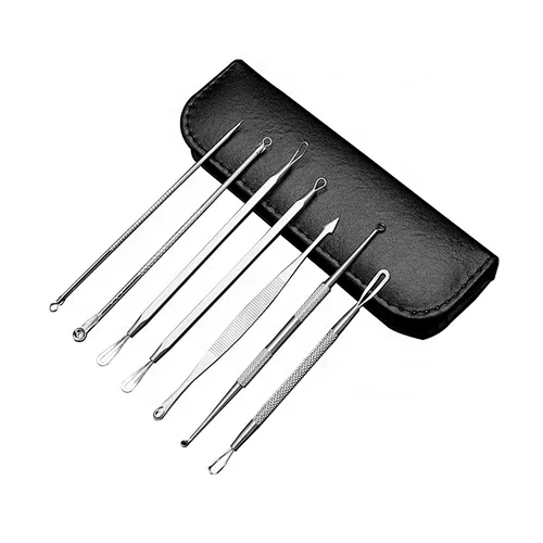 7pcs/set of blackheads cleanser beauty face Clean care tools for removing blackheads and acne with box
