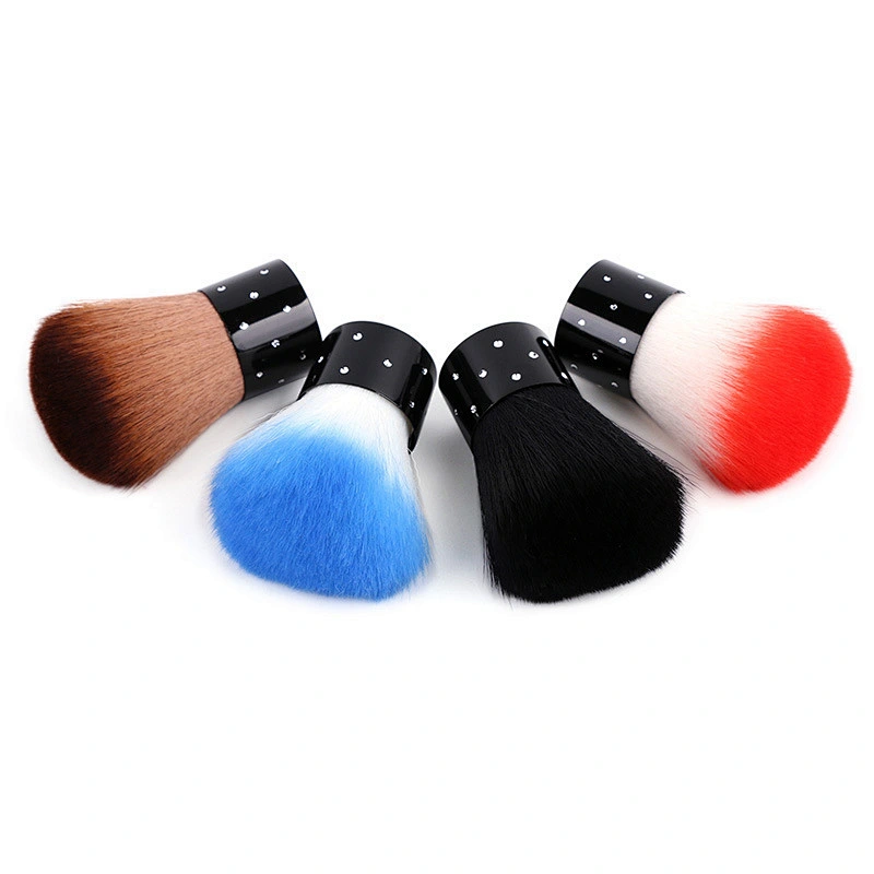 Private Label Portable OEM Pink Acrylic Powder Remover Cleaning Tool Nail Brush Cleaner Nail Dust Brush Mushroom brush