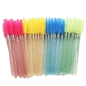 Wholesale Disposable Eyelash Eye Lash Makeup Multi Color Brush Mascara Wands