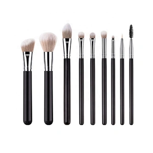 High Quality 9Pcs Pro Makeup Brushes Set Foundation Powder Eye Facial Cosmetic Tool
