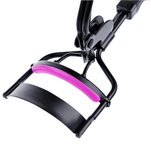 1Pc Pink/Blue/Black Cosmetic Eyelash Curler With Comb Tweezers Curling Eyelash Clip Cosmetic Eye Beauty Tool
