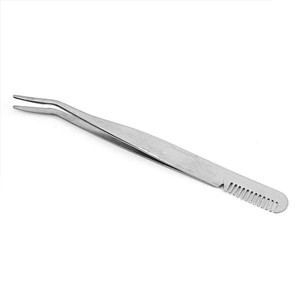 JZG 1pcs Professional Stainless Steel Eyebrow Tweezers Private Label Cosmetic Volume Eyebrow Tweezers Clip With Comb