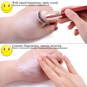 1PCS Oblique Head Foundation brush Powder Concealer Liquid Foundation Face Makeup Brushes Tools Professional Beauty Cosmetics