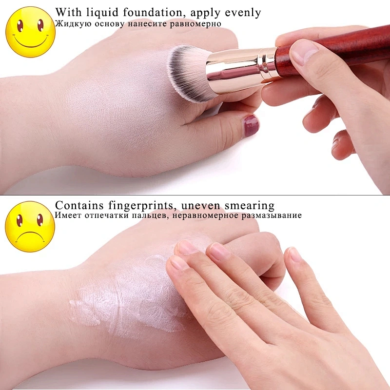 1PCS Oblique Head Foundation brush Powder Concealer Liquid Foundation Face Makeup Brushes Tools Professional Beauty Cosmetics