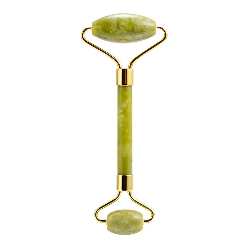 Cheap New Arrival Natural Green Jade Roller Facial Face Jade Roller With Box For Face