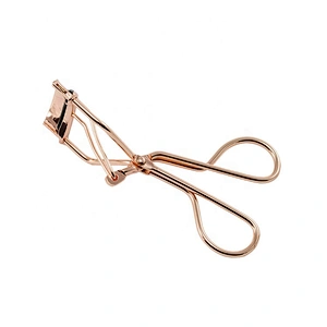 Private Label Rose gold Heated Eyelash Curler Beauty Eyelash Cosmetic Makeup Tools Accessories
