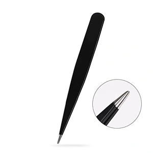Expert Slant Tip Tweezer Stainless Steel Hair Removal Makeup Tool
