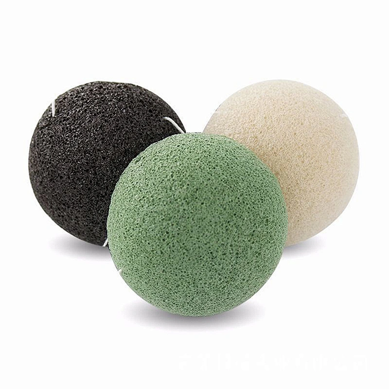 JZG Custom 100% Natural Facial Exfoliating Skin Care Private Label Organic Konjac Sponge for Skin Type Hypoallergenic Cleaning