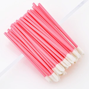 Lipstick Scrub Gloss Makeup Brush Disposable Lip Applicator Brush Cotton Wands Applicator Make Up Tool