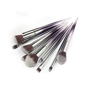 10pcs private label glitter makeup brush set for women makeup tools